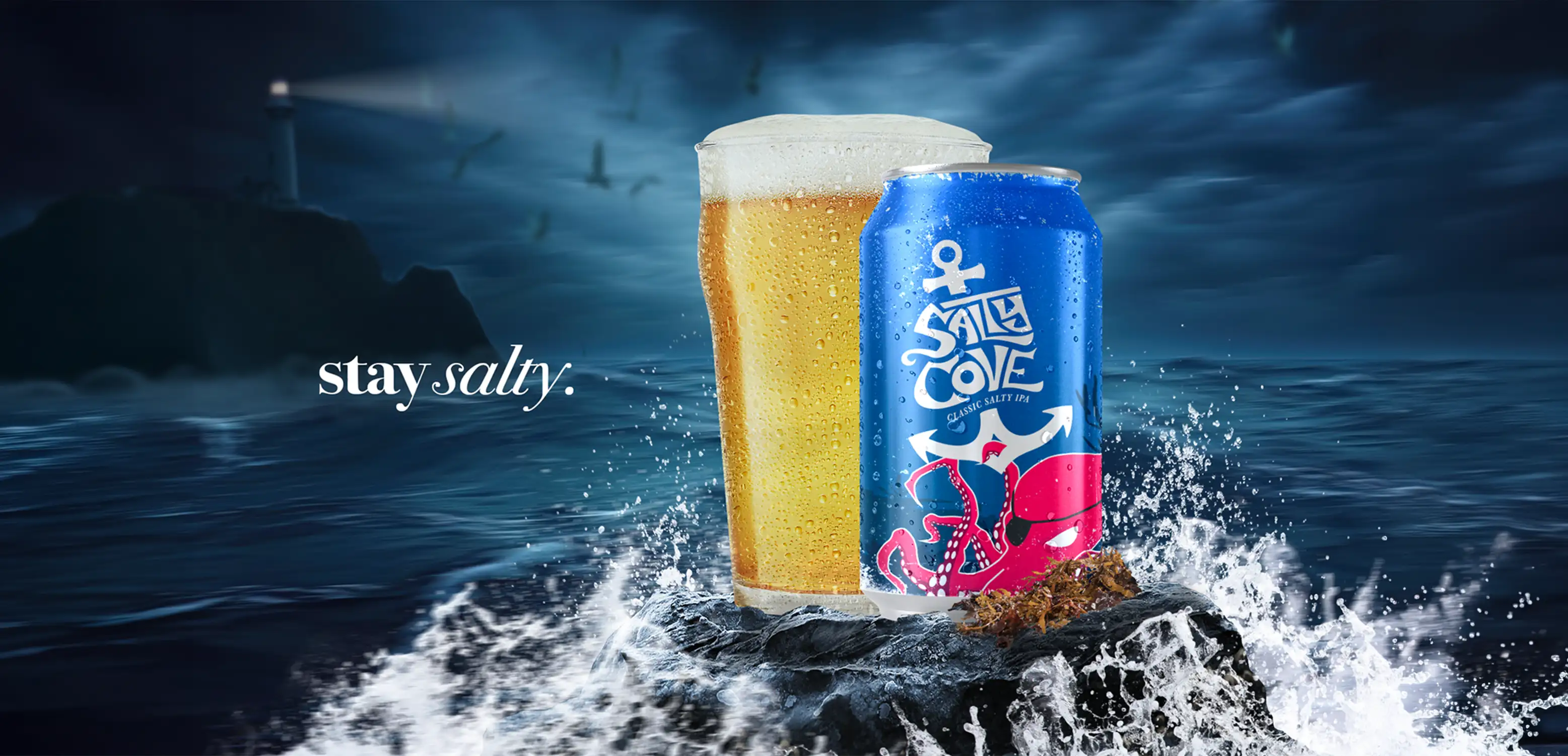 Salty Cove beer branding