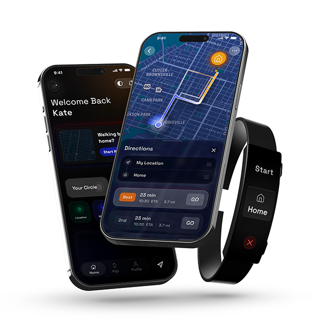Vigil app featured design